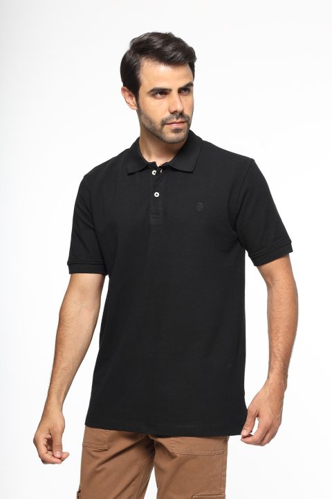 Polo Shirt Regular Fit Black