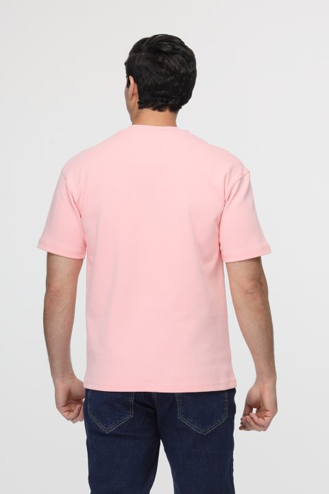 Over Size T-Shirt Rose - Image 3