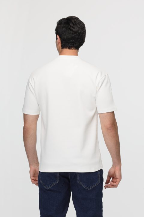 Over Size T-Shirt Off White - Image 3