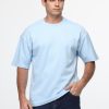 Over Size T-Shirt Light Blue
