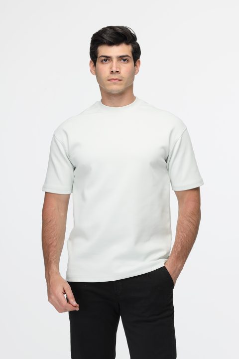 Over Size T-Shirt Light Blue