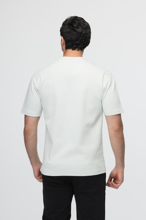 Over Size T-Shirt Light Blue - Image 3