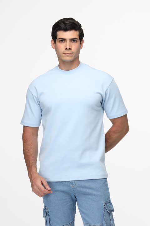 Over Size T-Shirt Medium Blue