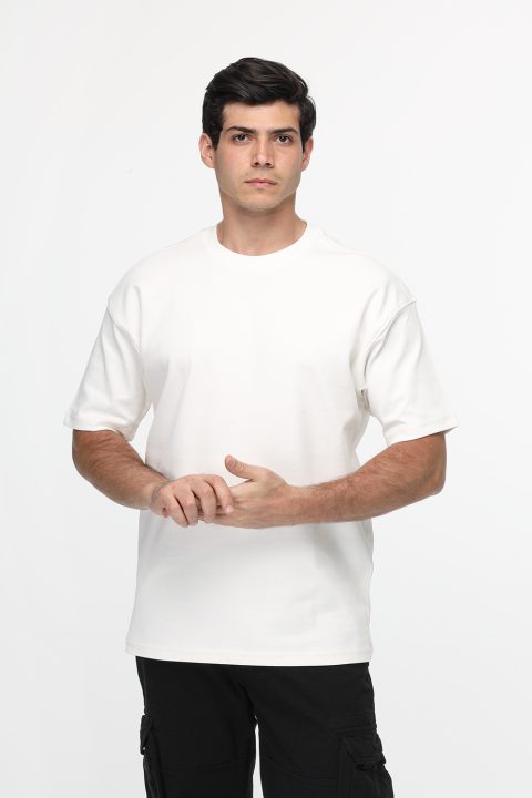 Over Size T-Shirt Off White - Image 3