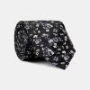 Jacquard Tie 7 cm Black