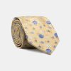 Jacquard Tie 7 cm Beige
