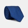 Jacquard Tie 7 cm Blue