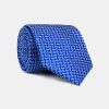 Jacquard Tie 7 cm Blue
