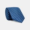 Jacquard Tie 7 cm Blue