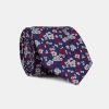 Jacquard Tie 7 cm Dark Blue