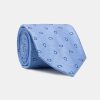 Jacquard Tie 7 cm Light Blue