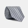 Jacquard Tie 7 cm Gray