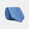 Jacquard Tie 7 cm Light Blue