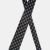 Jacquard Tie 7 cm Black - Image 2
