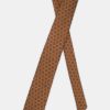 Jacquard Tie 7 cm Brown - Image 2