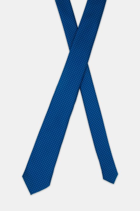 Jacquard Tie 7 cm Blue - Image 2
