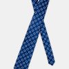 Jacquard Tie 7 cm Dark Blue - Image 2