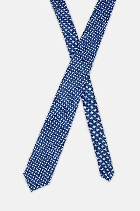 Jacquard Tie 7 cm Dark Blue - Image 2
